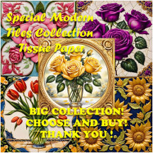 Special Modern Tiles Collection Tissue Paper