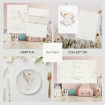Wispy Botanical Baby Shower Suite