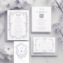 Classic French Victorian Lavender Wedding Suite