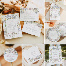 ELODIE BABY Wildflower Whimsical Boho Watercolor