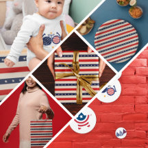 Star Stripes Art Baby Product/Party Supplies