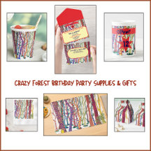 Crazy Forest Watercolour gifts and party supplies