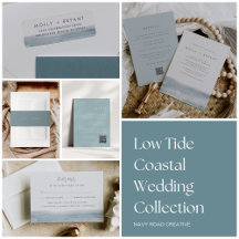Low Tide Coastal Wedding Collection