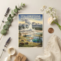 USA National Park Postcards