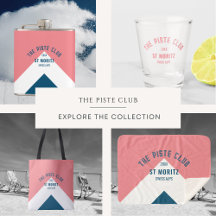 The Piste Club - Pink White Blue Peak
