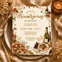 Chic Pizza & Prosecco Friendsgiving