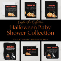 Halloween Baby Shower Collection Games Plus More