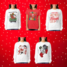 Women Christmas t-shirts Sweatshirts