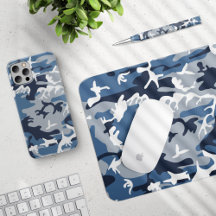 Snow Blue Camouflage Collection