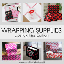 Lipstick Kiss Gift Wrapping Supplies