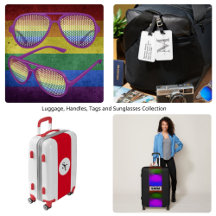 Luggage, Handles, Tags and Sunglasses
