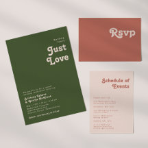 Simple Retro Vibes   Wedding Collection