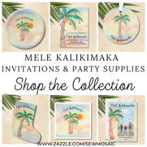 Mele Kalikimaka Palm Tree Collection