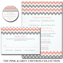 The Pink & Grey Chevron Collection