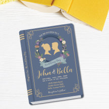 Wedding Book Library Theme Vintage 