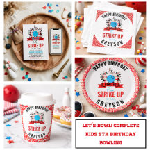 Let’s Bowl! Complete Kids 5th Birthday Bowling 