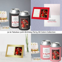 50 & Fabulous 50th Birthday Party All Colors