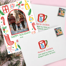 Custom Envelopes: Holidays, Parties + Invitations