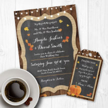 Fall in Love Pumpkin Wedding Collection
