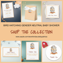 BIRD HATCHING GENDER NEUTRAL BABY SHOWER