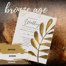 BUDGET Fall Bronze Wedding Collection