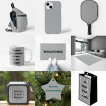 Classy Christmas Silver Winter Solid Color 