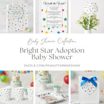 Bright Star Adoption Baby Shower Decorations