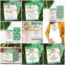 Wild One On The Way Jungle Sarfari Baby Shower