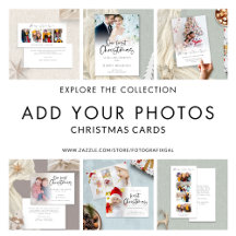 Modern Photo Christmas Cards 