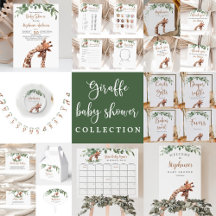 Giraffe Baby shower Party Collection
