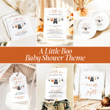 A Little Boo Is Almost Due Halloween Baby Shower