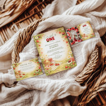 Whimsical Meadow Lady Bug 1st Birthday