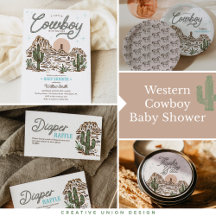 Western Cowboy Boy Baby Shower