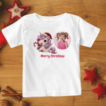 Cute Crimson Unicorn Christmas Girl Collection