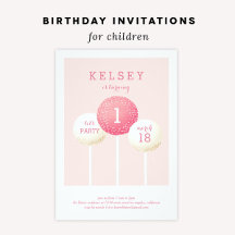 BIRTHDAY INVITATIONS: CHILDREN