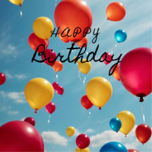 Sky High Celebrations: A Burst of Birthday Wishes