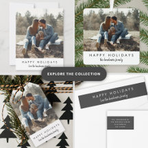 Stylish Christmas   Happy Holidays Photo