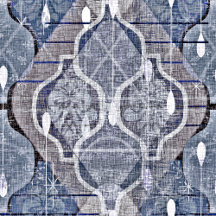 Weathered Atomic Ogee in Slate Blue Grey