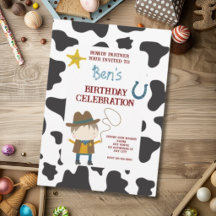 Fun Boys Blue Cowboy Birthday