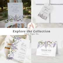 Lavender & Lilacs - Baby Shower