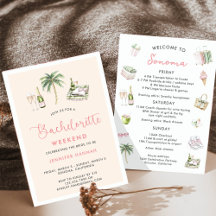 Wine Country Bachelorette Weekend Itinerary