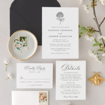 Classic Charcoal Hydrangea Wedding Collection