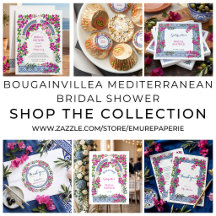 Bougainvillea Mediterranean Bridal Shower 
