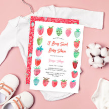 Strawberry Berry Sweet Baby Shower