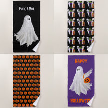 Beach Towels With Halloween Themed Designs 