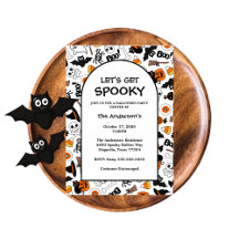Spooky Black And Orange Halloween Party Collection