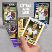 Softball Trading Cards 🥎