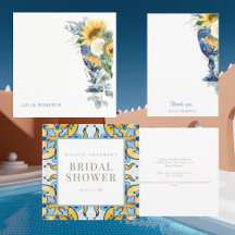 Beautiful Floral Mediterranean Wedding Collection