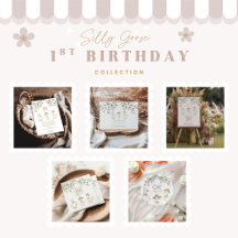 Silly Goose 1st Birthday Neutral Floral 