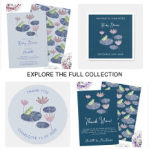 Frog on a Lily Leaf Baby Shower